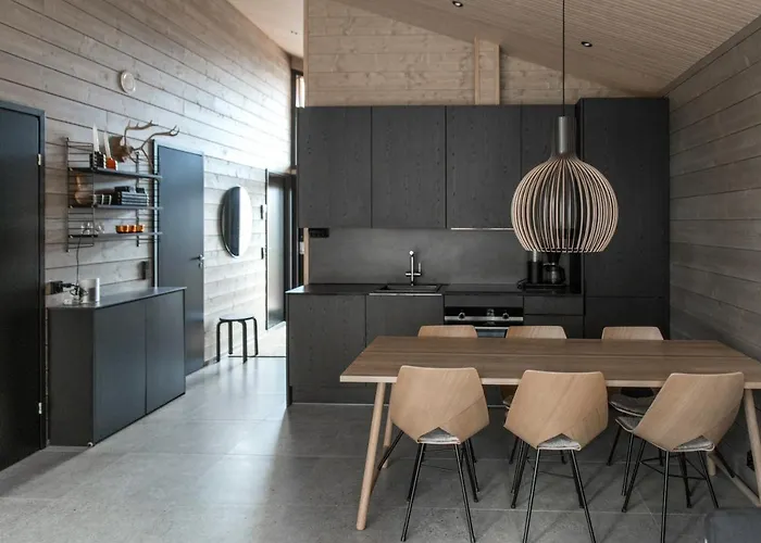 아파트 Villa Alveus - Nordic Design Cabin In Yllaes *