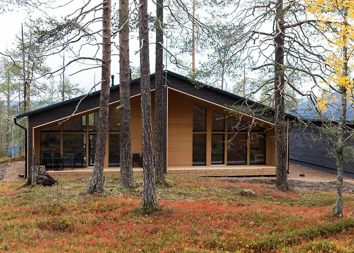 아파트 Villa Alveus - Nordic Design Cabin In Yllaes 콜라리