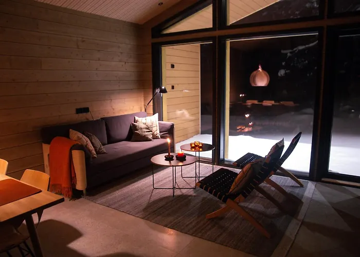 아파트 Villa Alveus - Nordic Design Cabin In Yllaes 콜라리