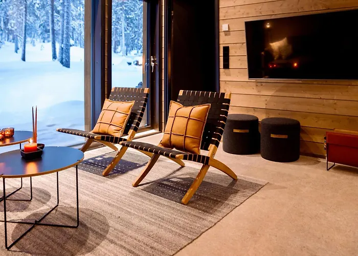 Villa Alveus - Nordic Design Cabin In Yllaes شقة كولاري